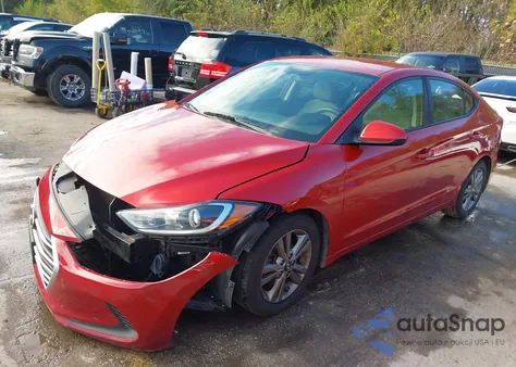 2018 Hyundai Elantra Sel from USA, damaged, VIN 5NPD84LF1JH370671